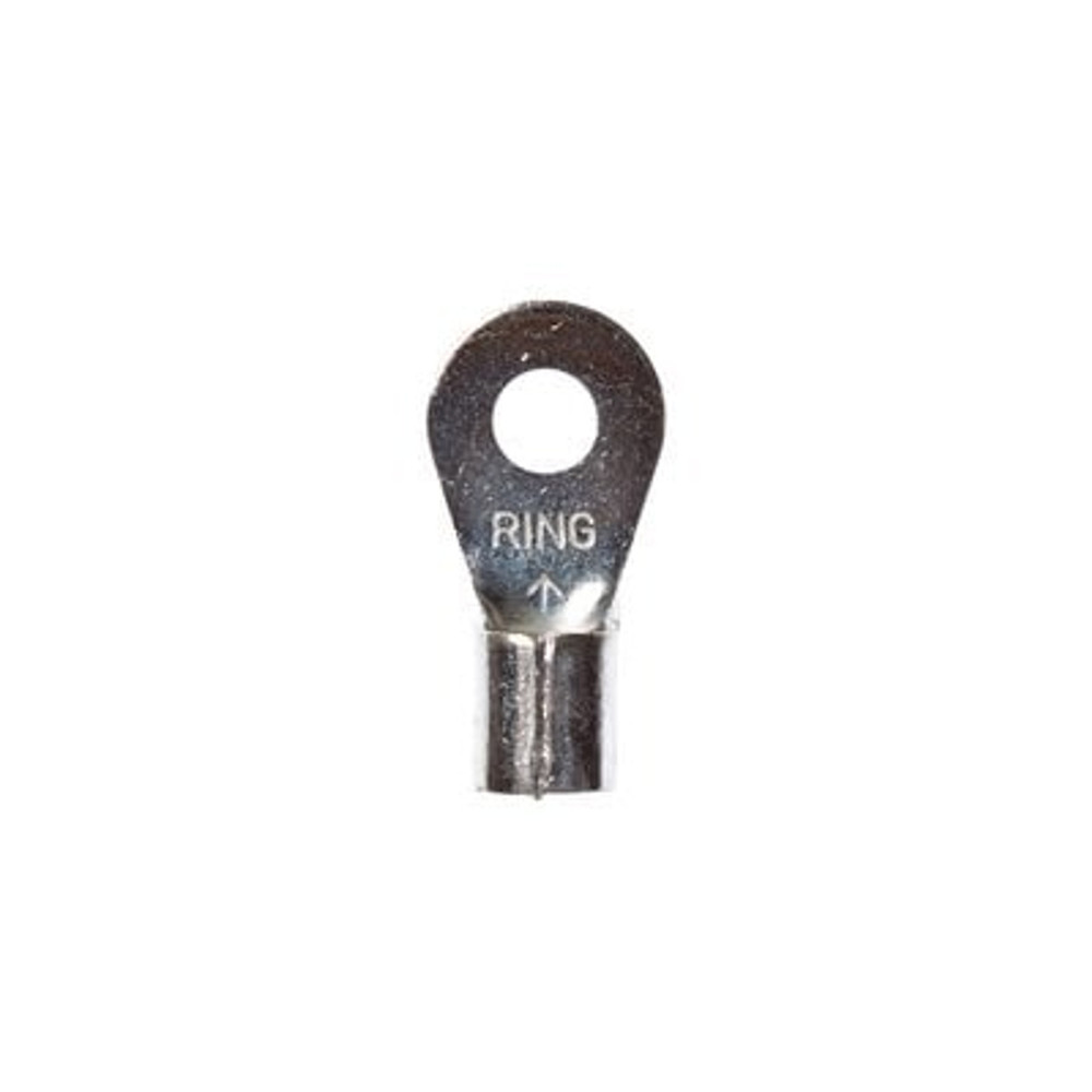 3M Non-Insulated Brazed Seam Ring Tongue Terminal 16-500S-W, Max. Temp.
347 F (175 C) for bare terminals