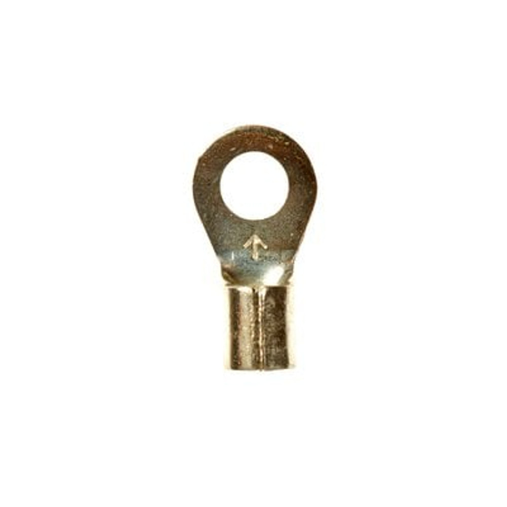 3M Non-Insulated Brazed Seam Ring Tongue Terminal 16-10-W, Max. Temp.
347 F (175 C) for bare terminals