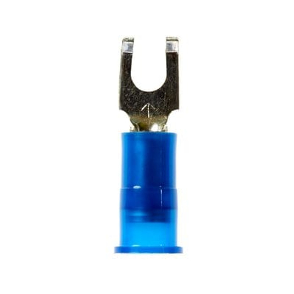 3M Nylon Insulated with Insulation Grip Flanged Block Fork Terminal
BS-23-6-NB, suitable for use in a terminal block