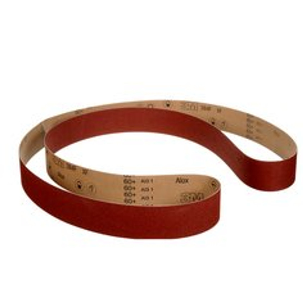 3M Cloth Belt 384F, 80+ XF-weight, 54 in x 103 in, Film-lok, Single-flex