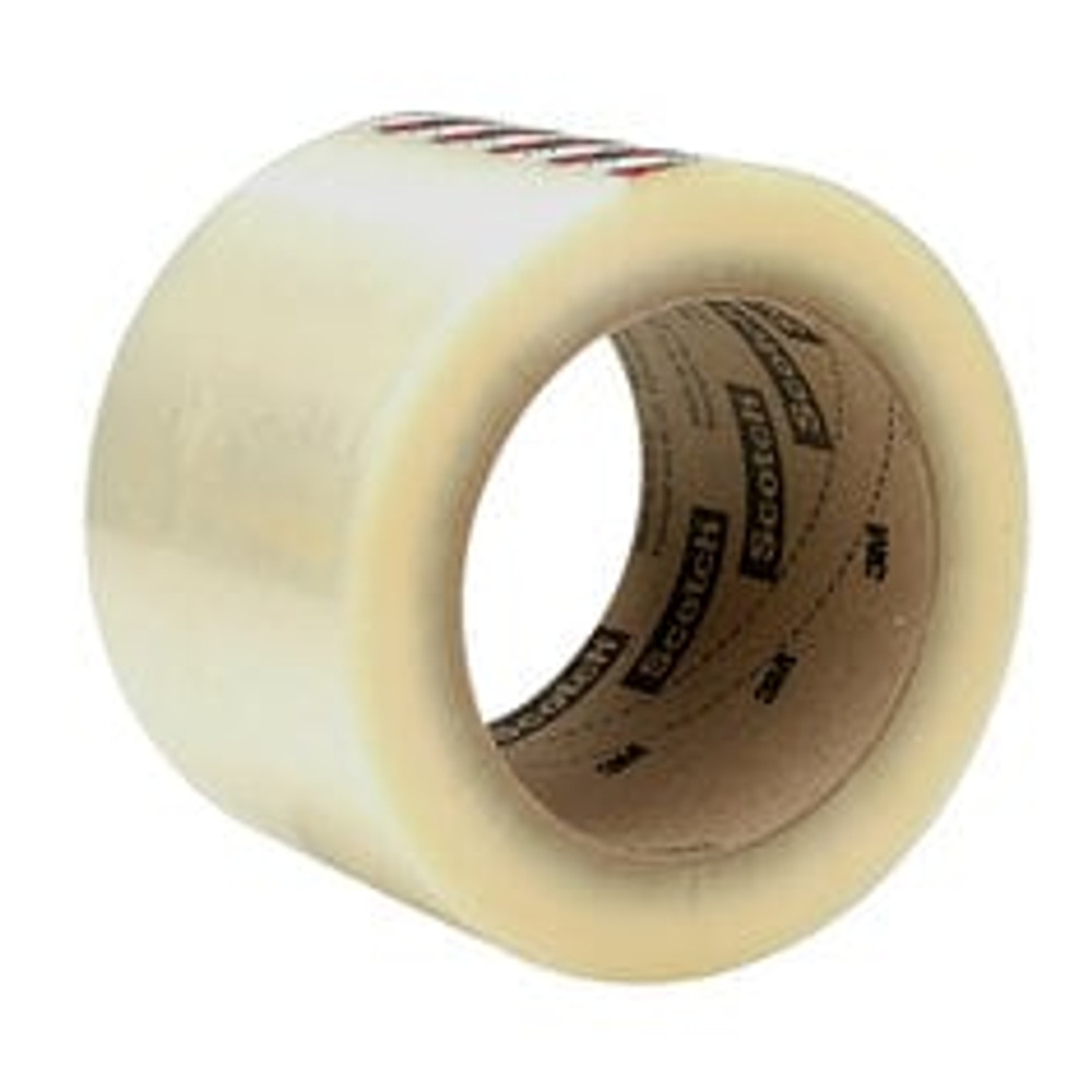 Scotch Box Sealing Tape 371, Clear, 72 mm x 100 m, 24 Rolls/Case