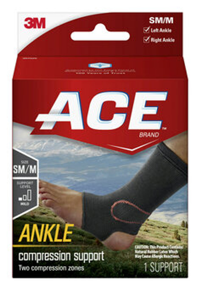 ACE Compression Ankle Support 207525, S/M