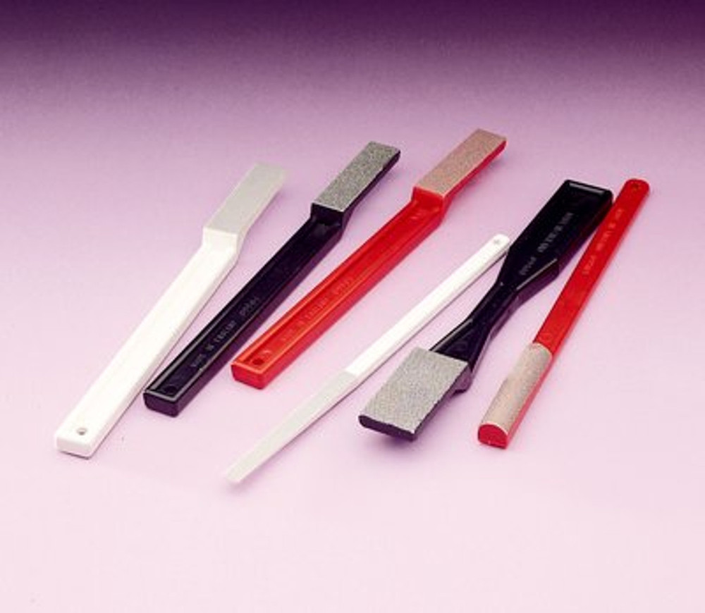 3M Flexible Diamond Hand File 6210J, M40, Pattern 18, Yellow, 1-1/2 in x 3/4 in, NO 1, 10 ea/Case