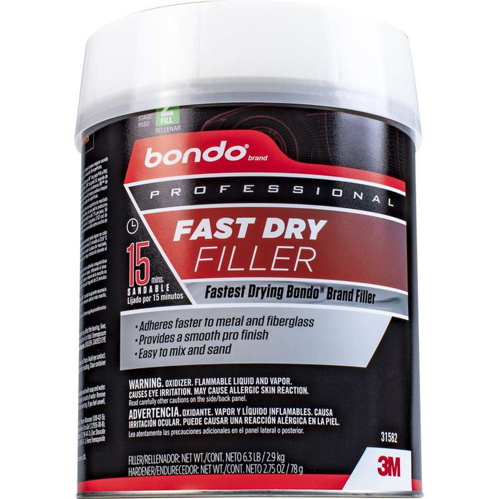 Bondo Fast Dry Filler FD-PT-ES, 14 oz (396.89 g), 8 per case