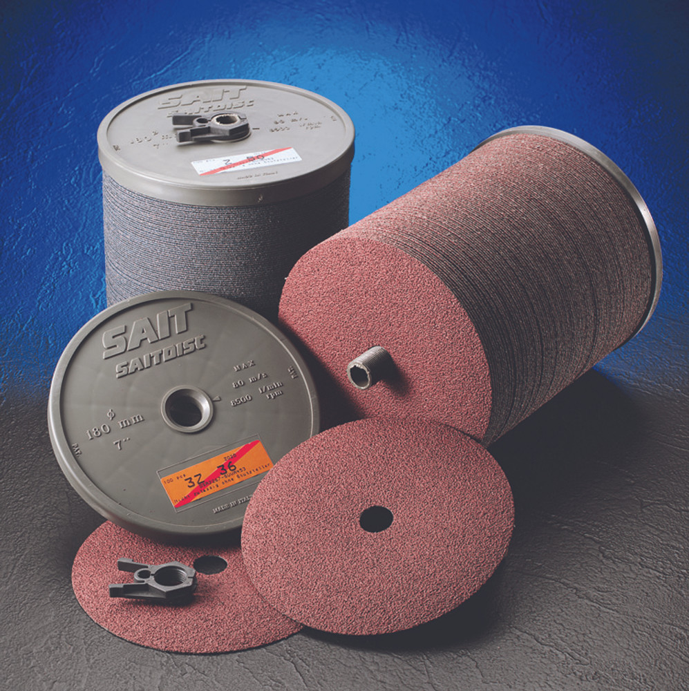 Zirconium Fiber Discs,3Z  Zirconium with Grinding Aid High Performance Fiber Disc for Stainless and Aluminum,  Blue Line Premium Packaging 58436