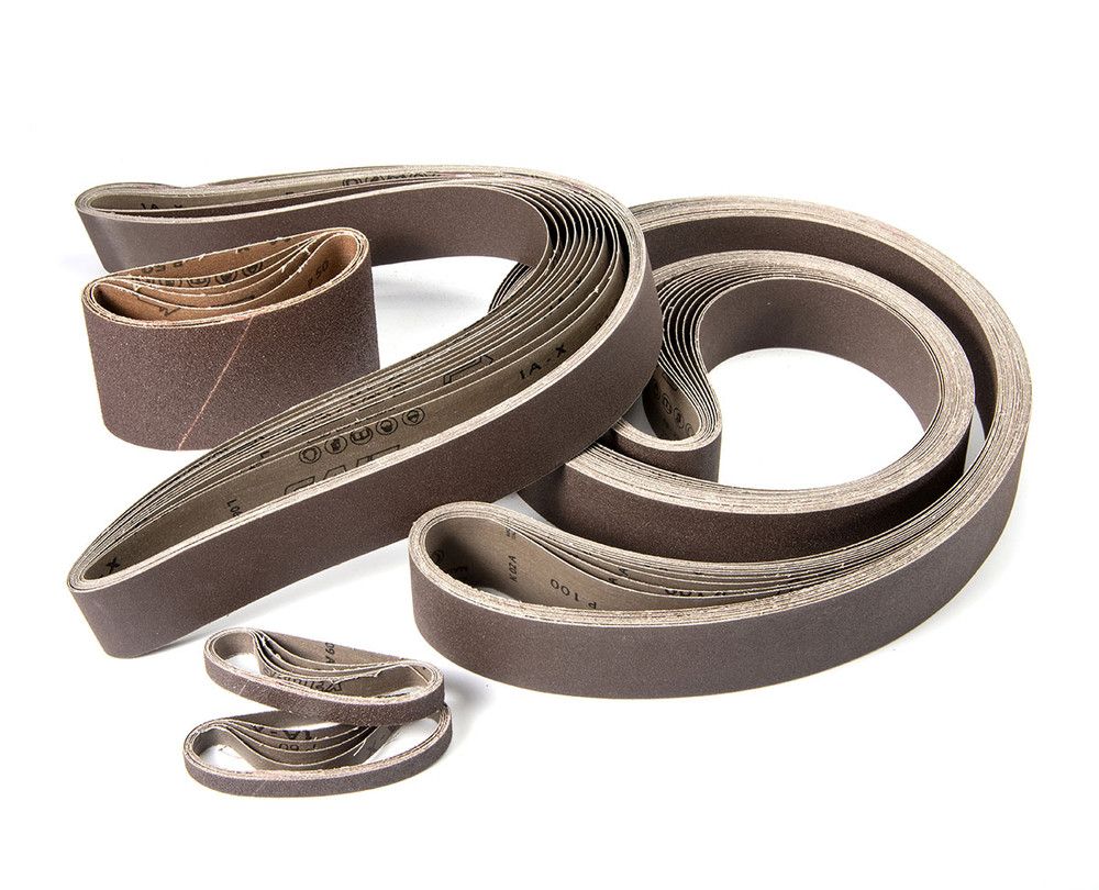 Aluminum Oxide - Closed Coat (1A-X / 2A-X ),File Belts Aluminum Oxide - Closed Coat (1A-X / 2A-X ),  1/2" x 12": Quick Ship Belts (shrink-wrapped) 60045