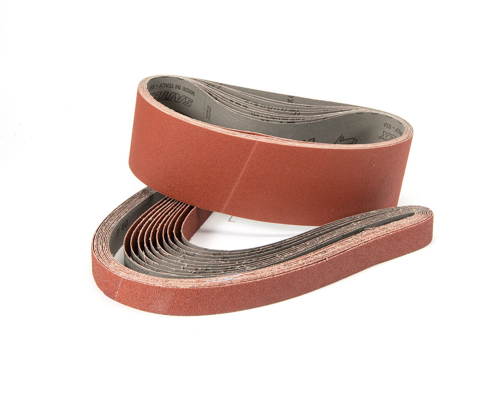 Aluminum Oxide - Economical (Sait-Saver  LA-X),Benchstand Belts Aluminum Oxide - Economical (Sait-Saver  LA-X),  6" x 48": Quick Ship Belts (shrink-wrapped) 60683