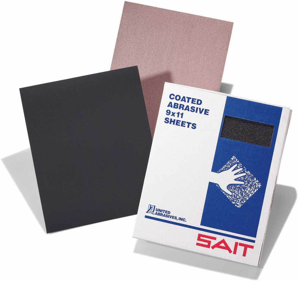 Abrasive Paper Sheets,Stearate Aluminum Oxide (3S) 9" x 11" Paper Sheet,  Products 84231