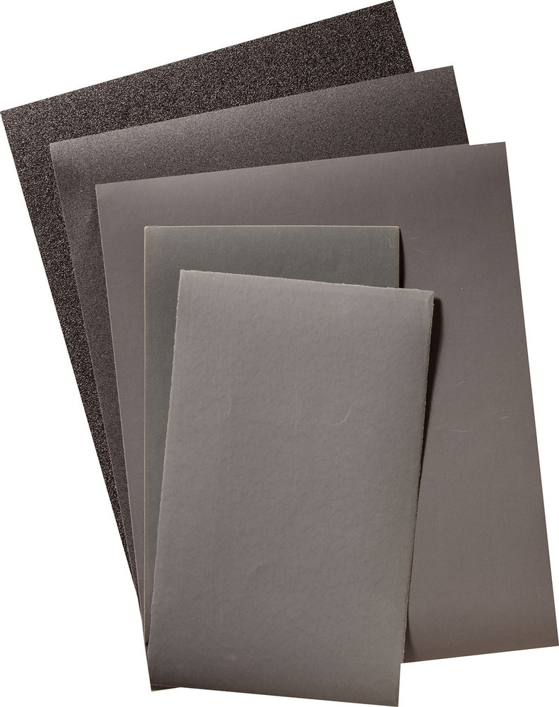 Abrasive Paper Sheets,Waterproof Silicon Carbide (CW-C) Waterproof Paper Sheets,  5-1/2" x 9" Sheets 84270