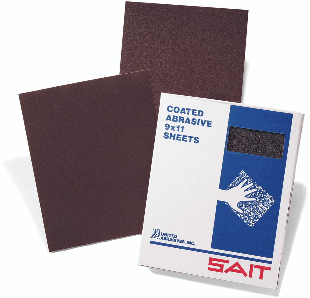 Abrasive Cloth Sheets,Aluminum Oxide (DA-F) 9" x 11" Cloth Sheet, Products 84907