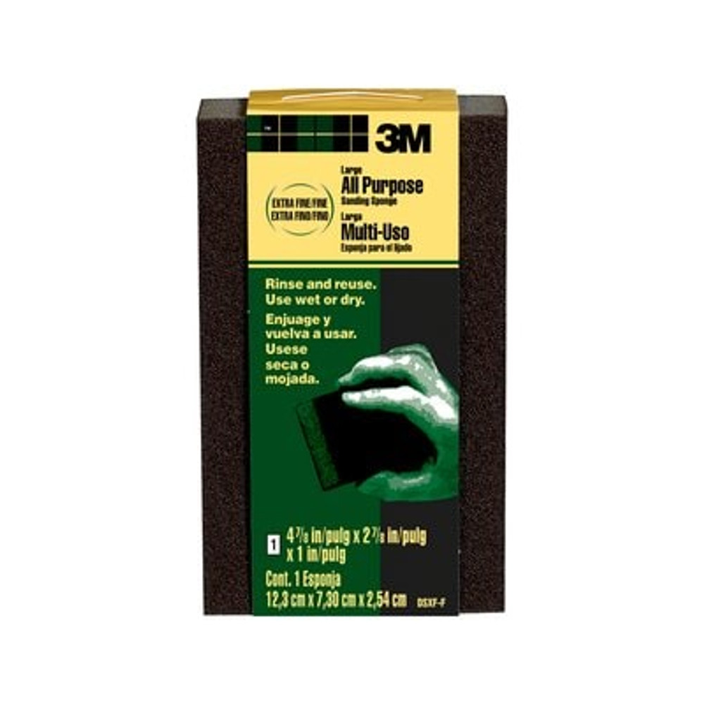 3M Large All-Purpose Sanding Sponge, DSXF-F, 24/cs