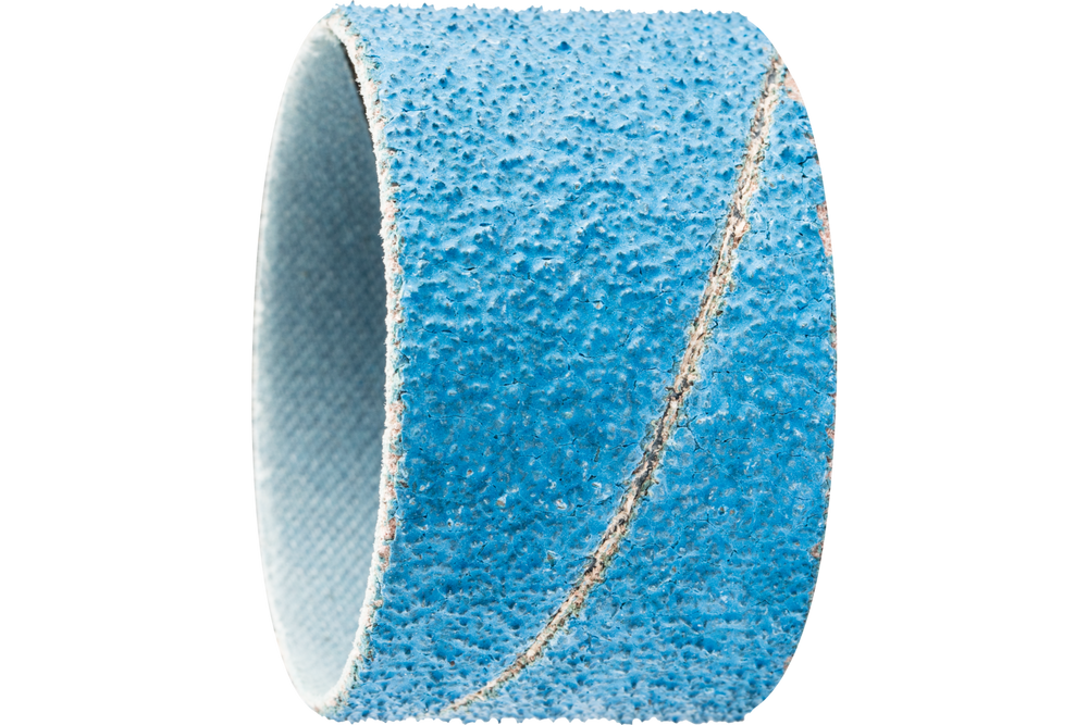 PFERD Spiral Band, 1-3/8" x 1-1/8, Cylindrical Shape,50 Grit, Zirconia aluminum Z-COOL