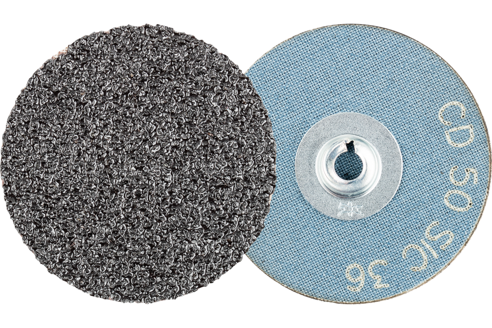 PFERD COMBIDISC® Abrasive Disc, 2" Dia, Type CD, 36 Grit, Silicon carbide