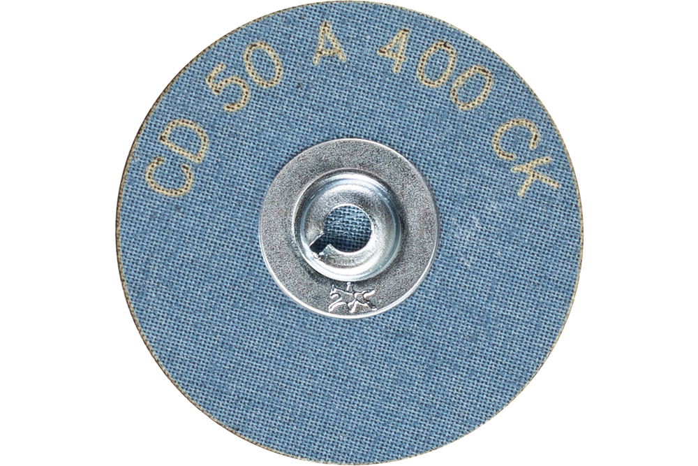 PFERD COMBIDISC® Abrasive Disc, 2" Dia, Type CD, 400 Grit, Aluminum oxide Compact Grain