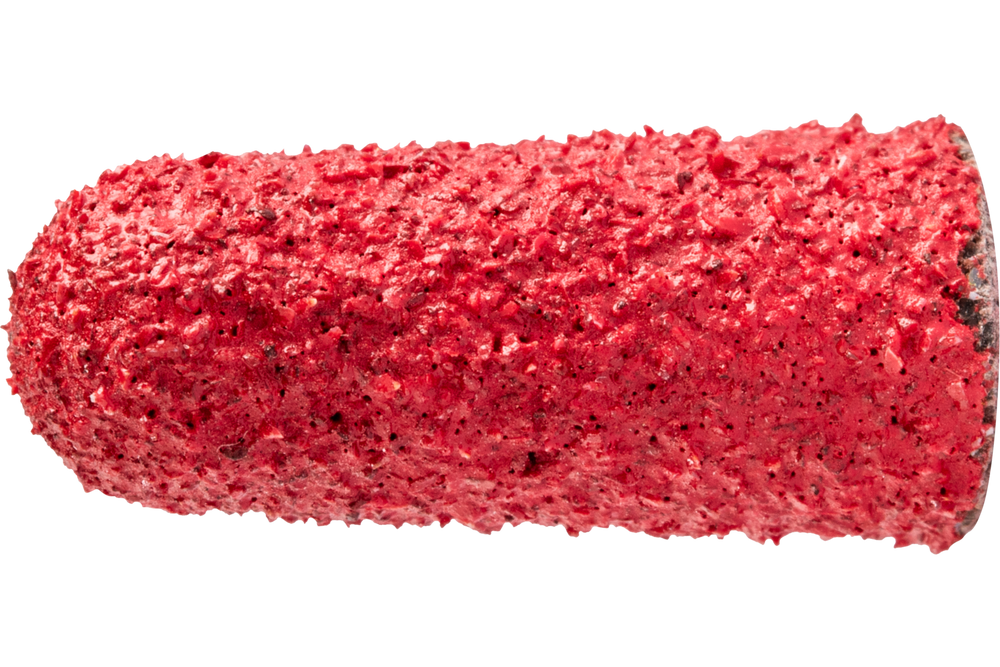 PFERD POLICAP® Seamless Abrasive Cap, 1/4" x 5/8, Shape L, 80 Grit, Ceramic CO-COOL