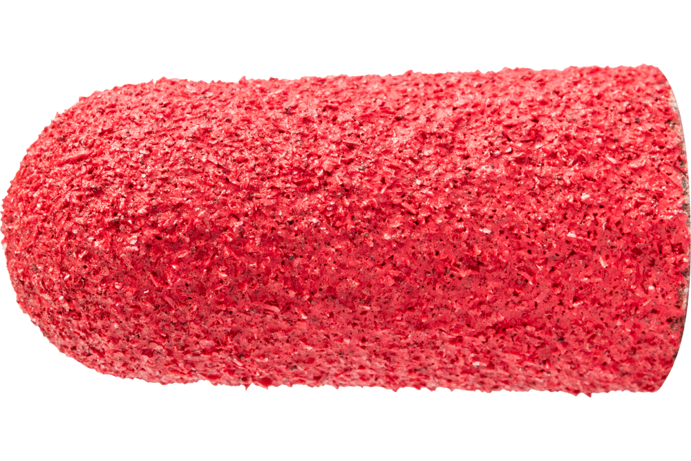 PFERD POLICAP® Seamless Abrasive Cap, 7/16" x 1, Shape L, 80 Grit, Ceramic CO-COOL