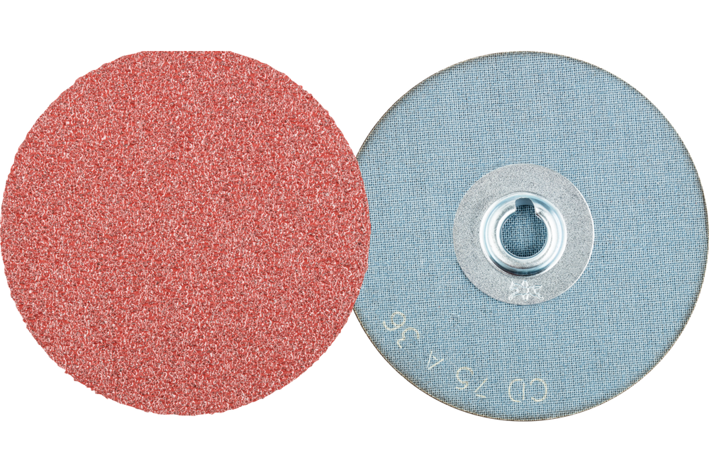 PFERD COMBIDISC® Abrasive Disc, 3" Dia, Type CD, 36 Grit, Aluminum oxide