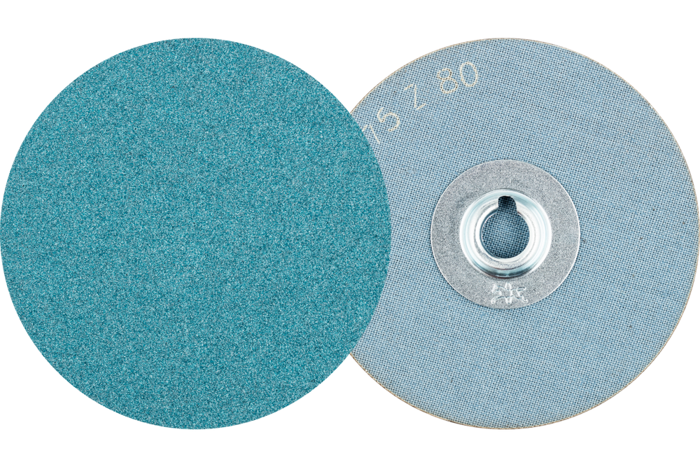 PFERD COMBIDISC® Abrasive Disc, 3" Dia, Type CD, 80 Grit, Zirconia aluminum