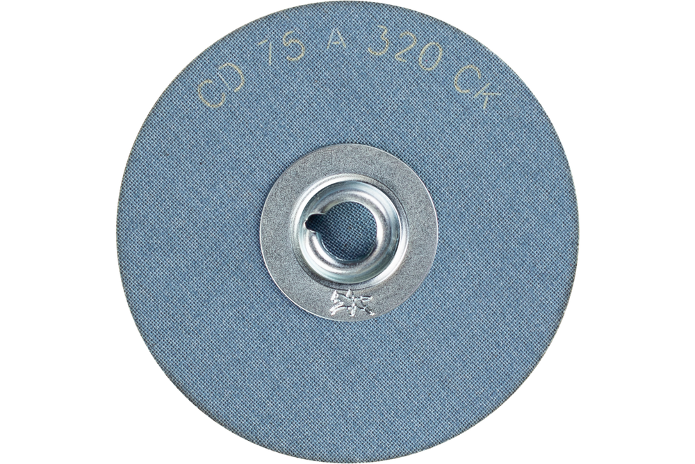PFERD COMBIDISC® Abrasive Disc, 3" Dia, Type CD, 320 Grit, Aluminum oxide Compact Grain