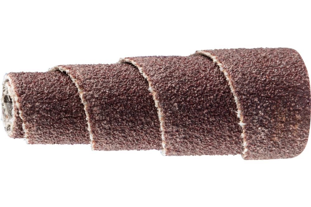PFERD Cartridge Roll, 3/8" x 1, 1/8" arbor, Tapered shape, 120 Grit, Aluminum oxide