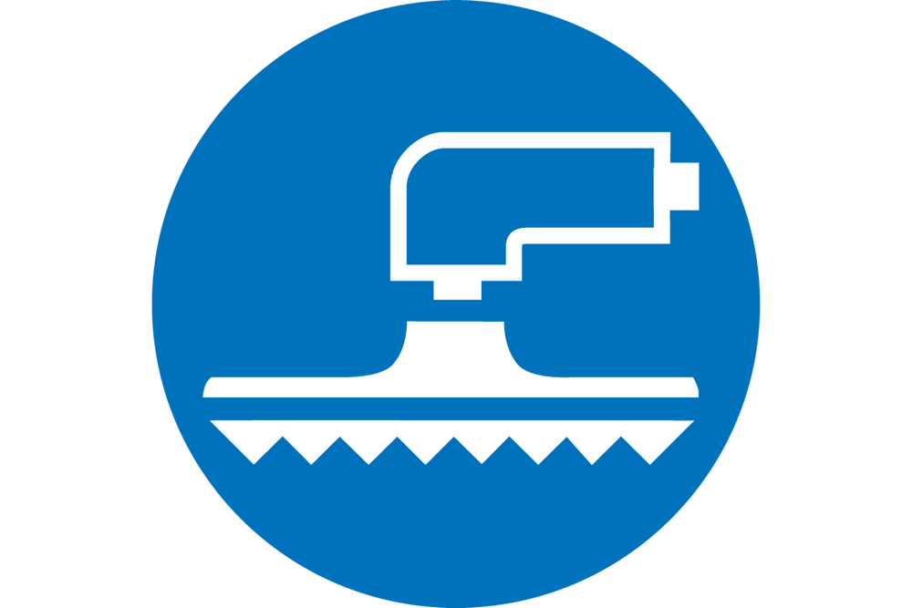 PFERD Pressure-Sensitive Adhesive Disc (PSA), 6" Diameter, 120 Grit, Aluminum oxide