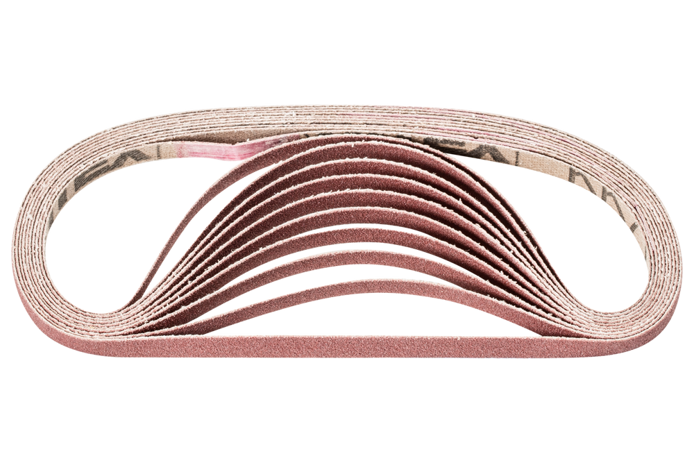 PFERD Abrasive File Belt, 12" x 1/4, 120 Grit, Aluminum oxide