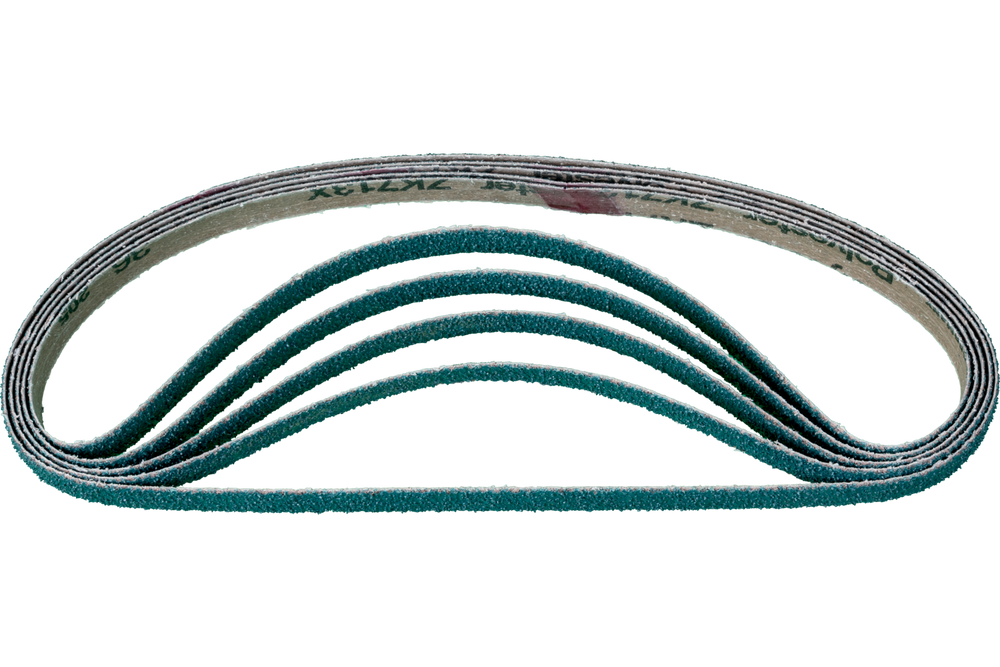 PFERD Abrasive File Belt, 24" x 3/4, 120 Grit, Ceramic CO-COOL