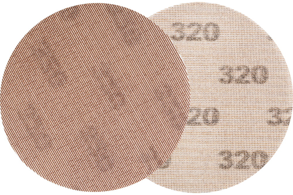 PFERD Velcro-Backed Abrasive Disc NET Type, 6" Diameter, 1000 Grit, Aluminum oxide
