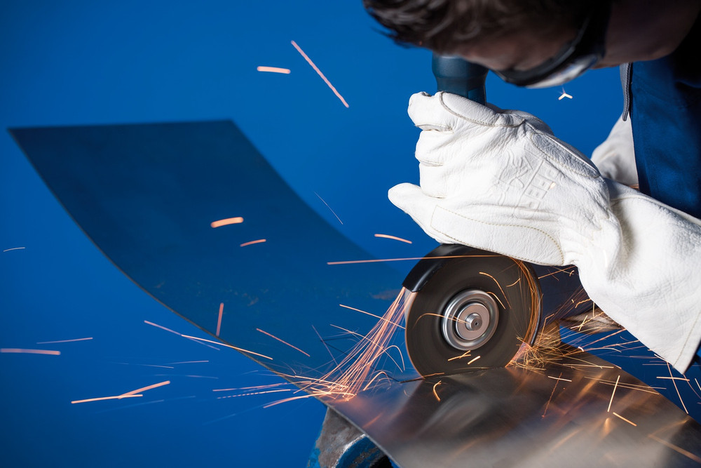 PFERD Cut-Off Wheel, 4-1/2" x .045 x 7/8, SG STEELOX, T27, Aluminum oxide