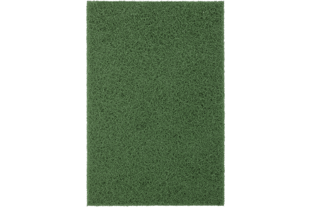 PFERD POLIVLIES® Hand Pad, 6" x 9, Green, 180 Grit, Very Fine, Aluminum oxide