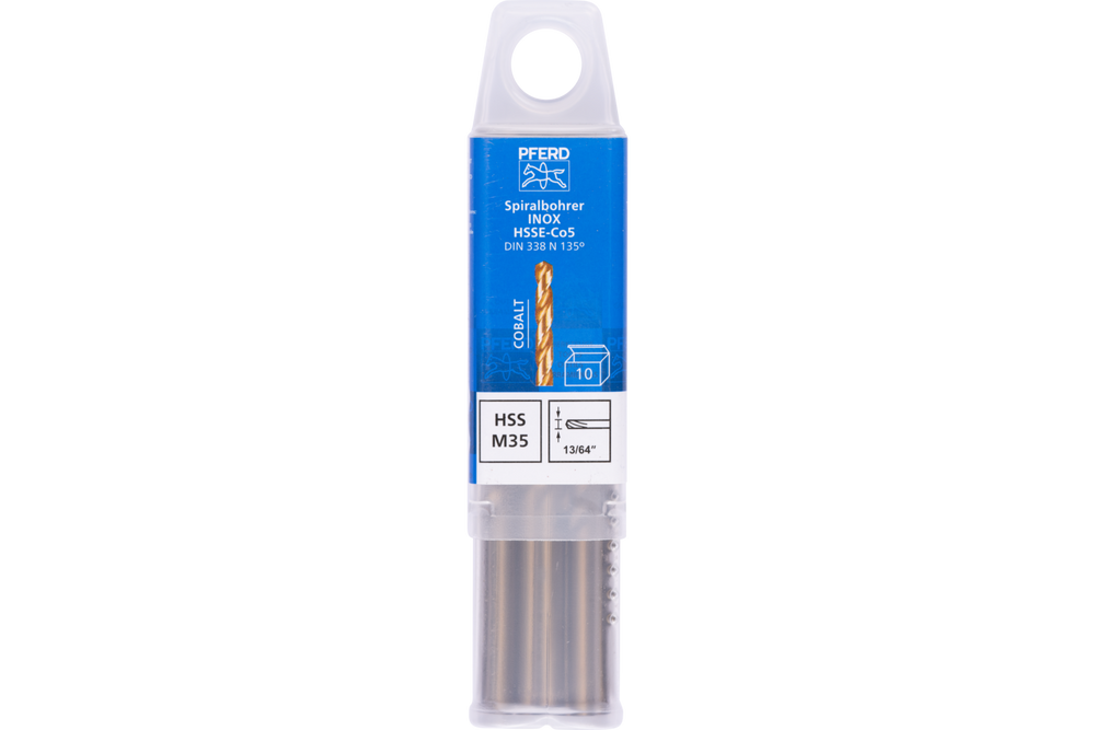PFERD HSS Twist Drill  13/64" M35 (Co5) INOX