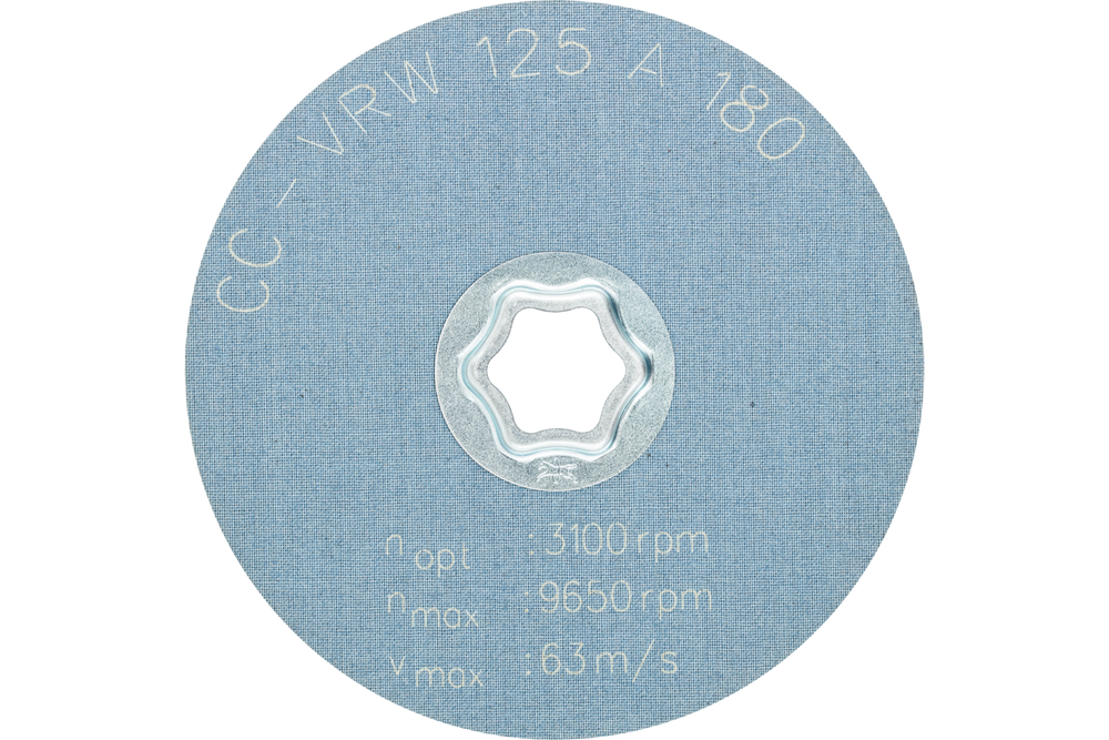 PFERD COMBICLICK® Surface Conditioning Disc Soft, 5", 180 Grit Medium, Aluminum Oxide
