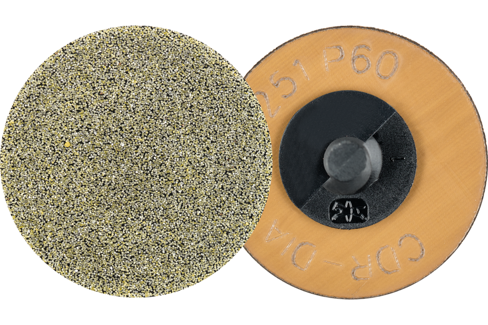 PFERD COMBIDISC® Diamond Abrasive Disc, 1-1/2" Dia, Type CDR, D 251/P 60 Grit