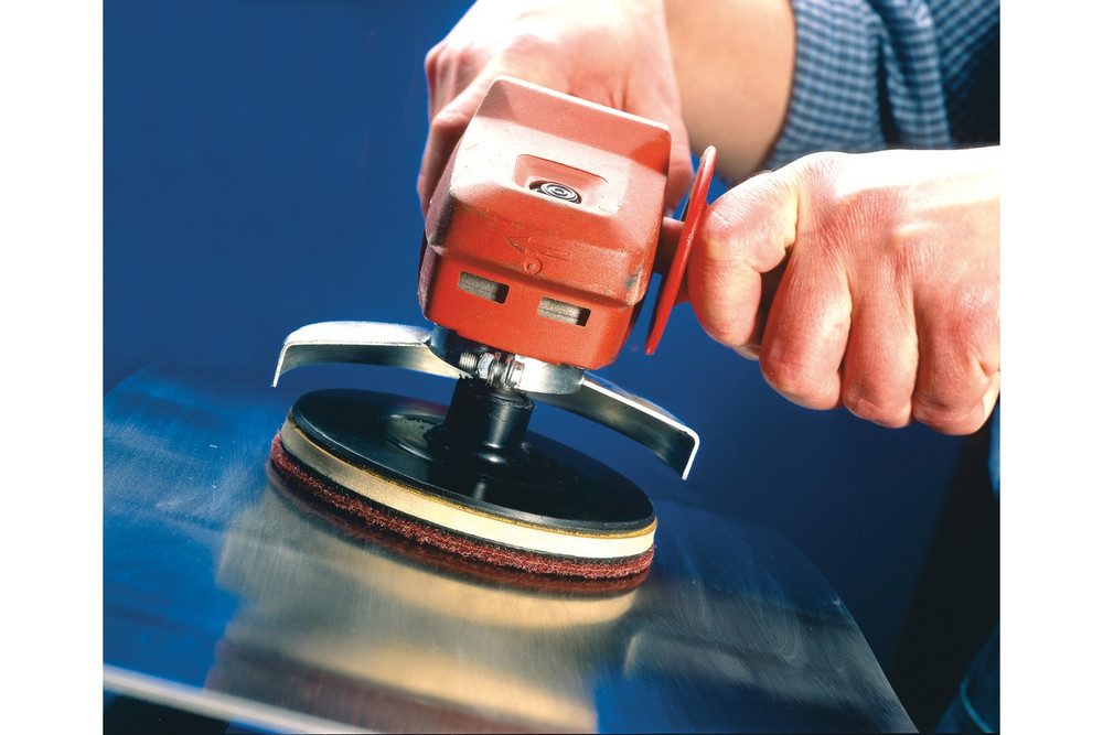 PFERD POLIVLIES® Hook & Loop Disc, 4-1/2", 100 Grit, Coarse, Aluminum oxide