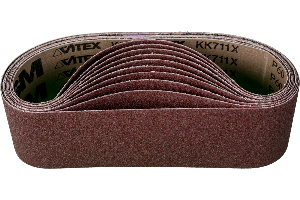 PFERD Abrasive Portable Belt, 24" x 3, 60 Grit, Aluminum oxide