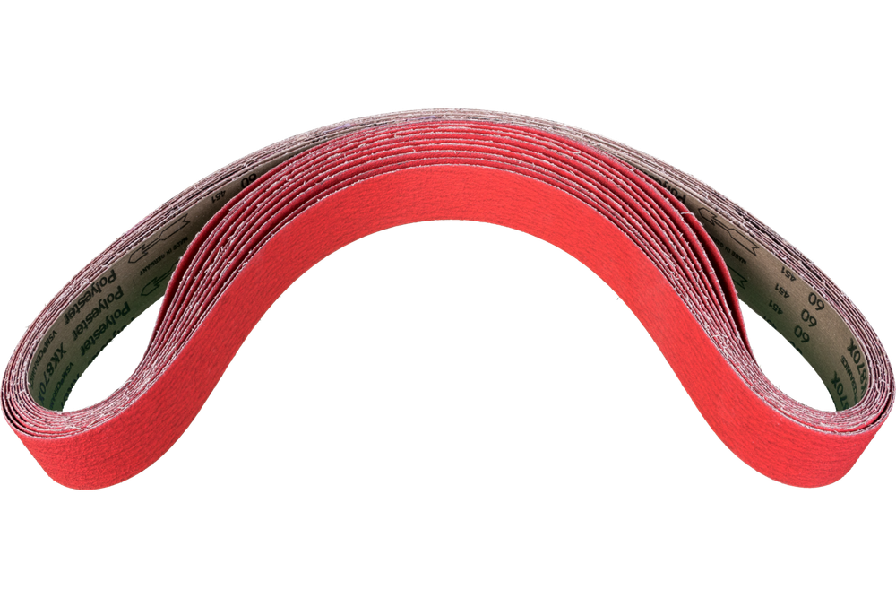PFERD Abrasive Benchstand Belt, 60" x 2, 60 Grit, Ceramic CO-COOL