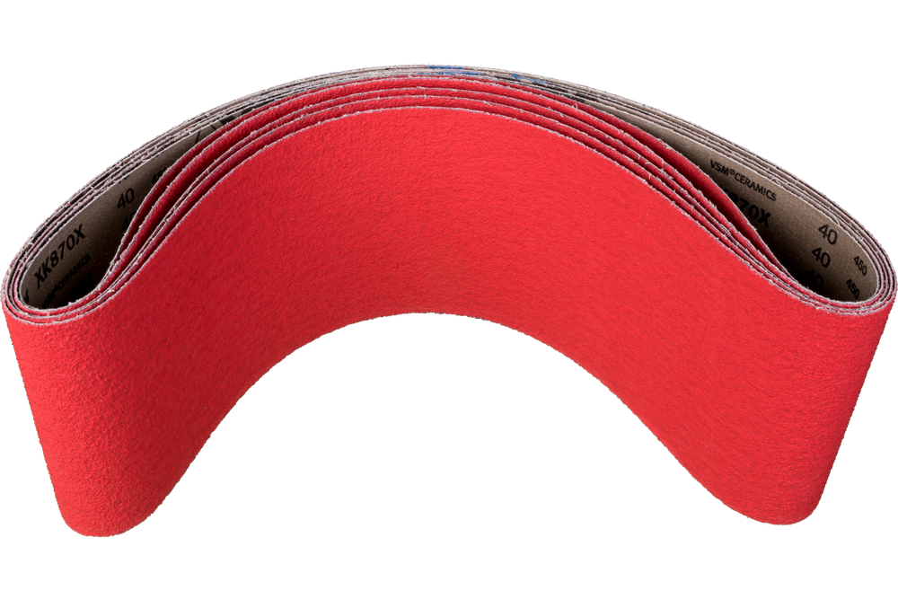 PFERD Abrasive Benchstand Belt, 48" x 6, 60 Grit, Ceramic CO-COOL