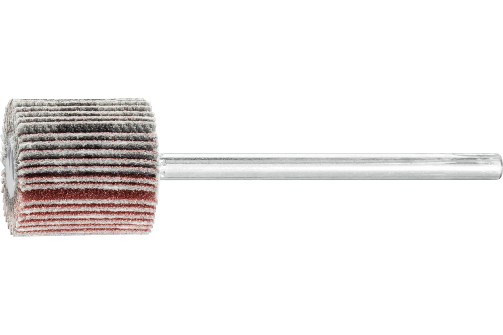 PFERD Mounted Flap Wheel, 5/8" x 5/8, 180 Grit, 1/8" Shank, Aluminum oxide