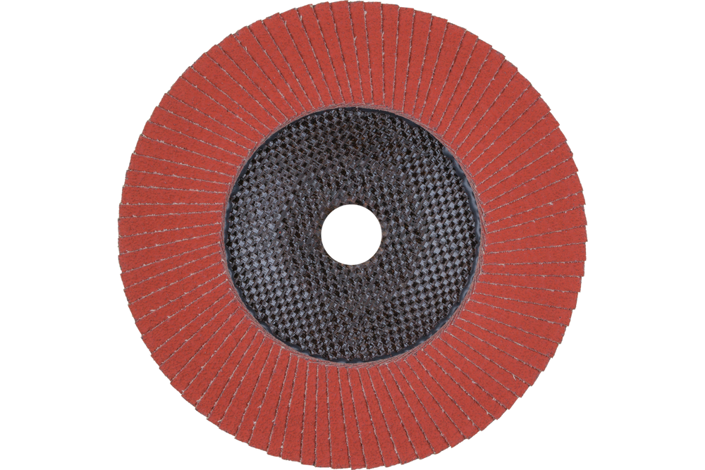 PFERD Flap Disc, 7" x 7/8, A-COOL SG INOX+ALU, 80 Grit, T27, Flat, Aluminum oxide