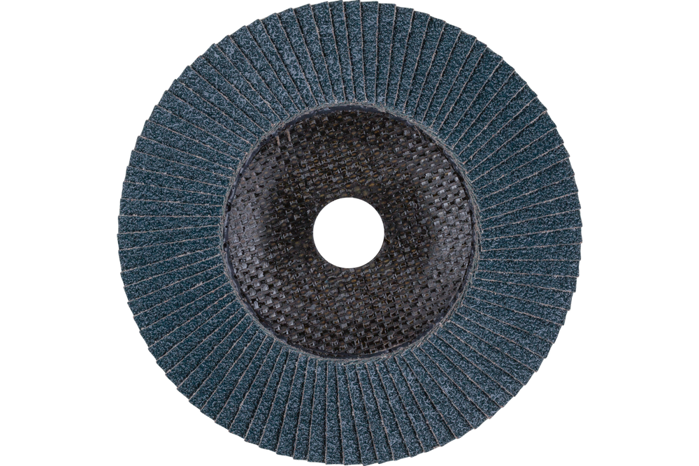 PFERD Flap Disc, 6" x 7/8, Z PSF EXTRA STEELOX, 40 Grit, T29, Conical, Zirconia
