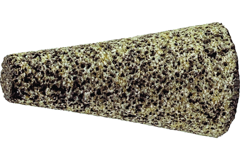 PFERD CONE, 1-1/2" x 1/2 x 3, 3/8-24 Thread, 16 Grit, Type 17, Aluminum Oxide