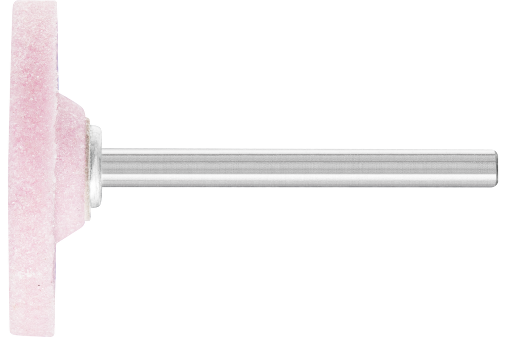 PFERD Vitrified Mounted Point, STEEL EDGE, 1" x 1-1/8, 60 Grit, W215, AO, 1/4" Shank