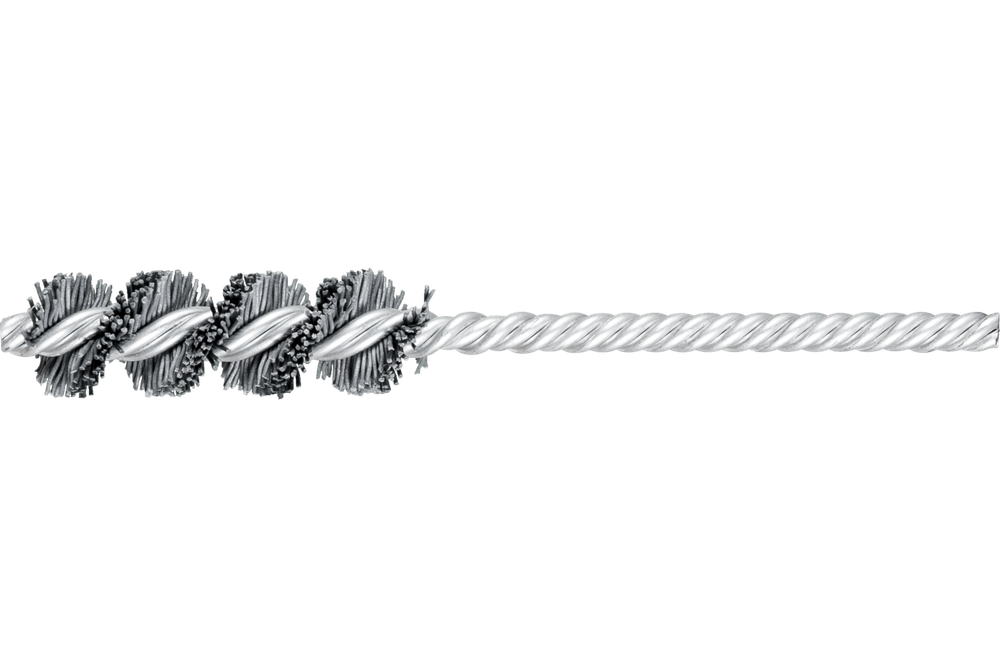 PFERD M-BRAD® Power Tube Brush - 5/8" Dia. .022/320 Grit Silicon Carbide 7/32" Stem