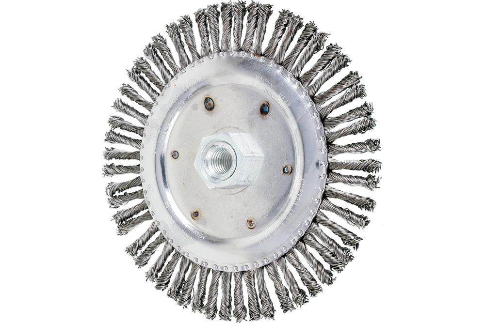 PFERD TWIN NUT COMBITWIST® Stringer Bead 6-7/8" Dia .020 CS 5/8-11" Thread