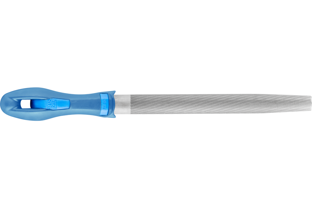 PFERD Half Round File 10" Smooth Cut with Handle Retail