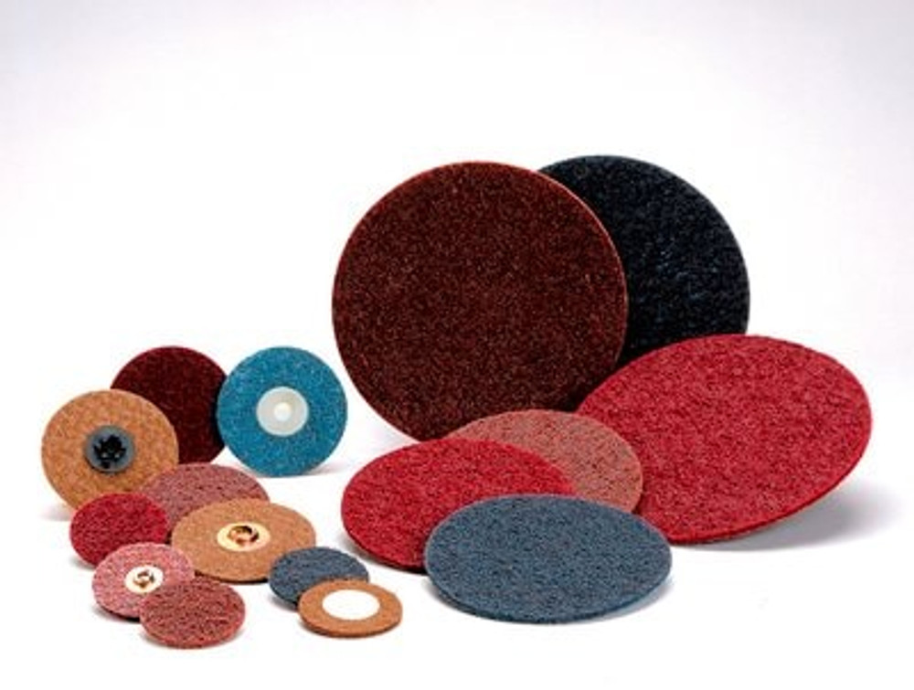 Standard Abrasives Quick Change Surface Conditioning GP Disc, 840489, A/O Very Fine, TR, BLU, 3 in, Die Q300V, 25/inner, 250/case 33134 Industrial 3M