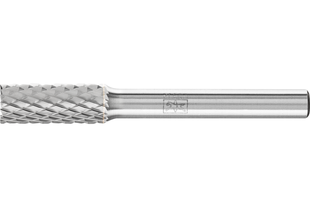 PFERD Carbide Bur SB-2 Cylindrical End Cut Diamond Cut 5/16" x 3/4" x 1/4" Shank