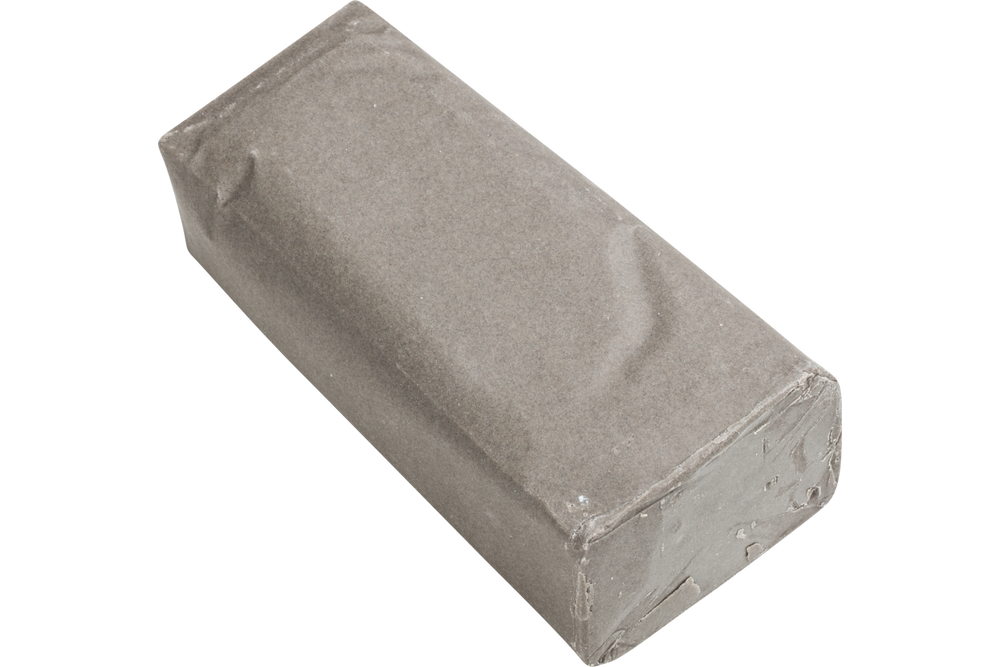PFERD Large Polishing Paste Bar, 2-3/4"x2x5-1/2, Grey, Pre-polish for Aluminum and Brass
