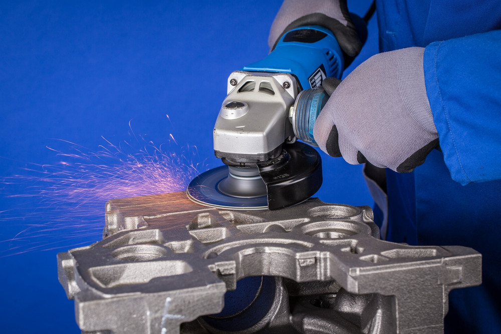 PFERD Fiber Disc Backing Pad, Temperature Resistant, Flexible, 4-1/2" Dia, 5/8-11 Nut