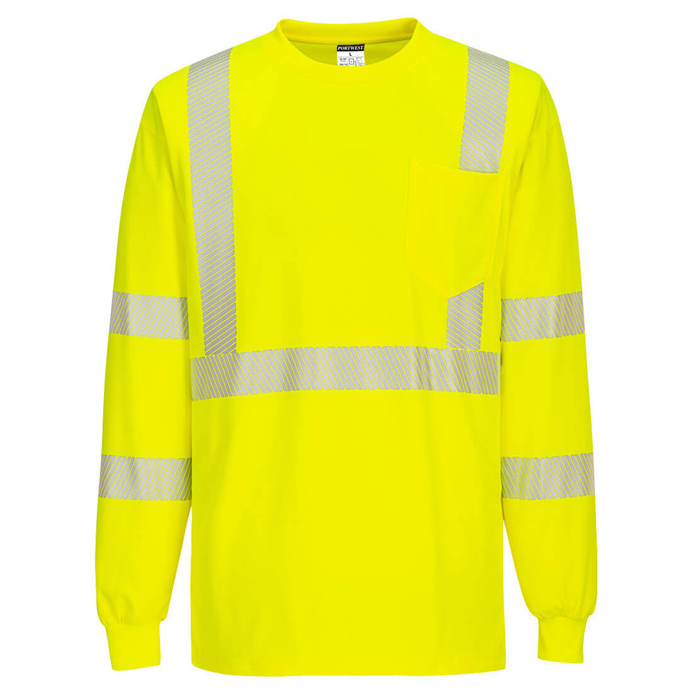 Portwest S195 Segmented Tape Long Sleeve T-shirt